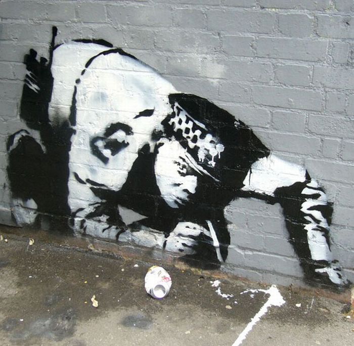 Resultado de imagen de banksy stencils plantillas
